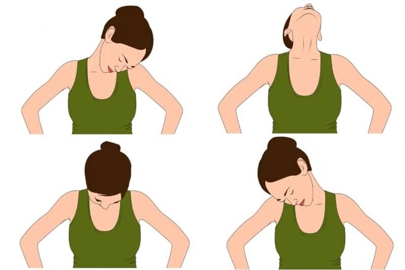 Quando si lavora sul collo con osteocondrosi, tutte le azioni dovrebbero essere eseguite molto lentamente